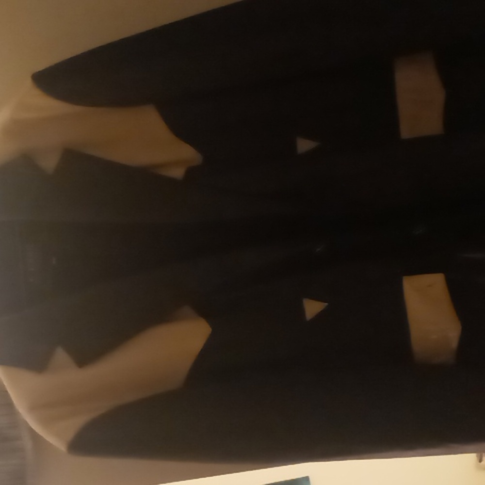 Black and cream unisex dress leather jacket